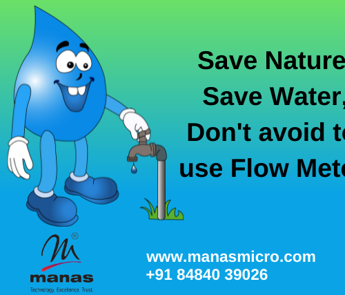 Save nature, save water. Don't avoid to use flow meter