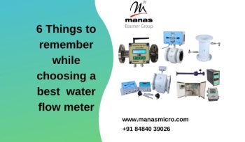 6 Things to remember while choosing a best water flow meter