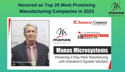 Manas honored as top 20 most promising manufacturing companies 2023