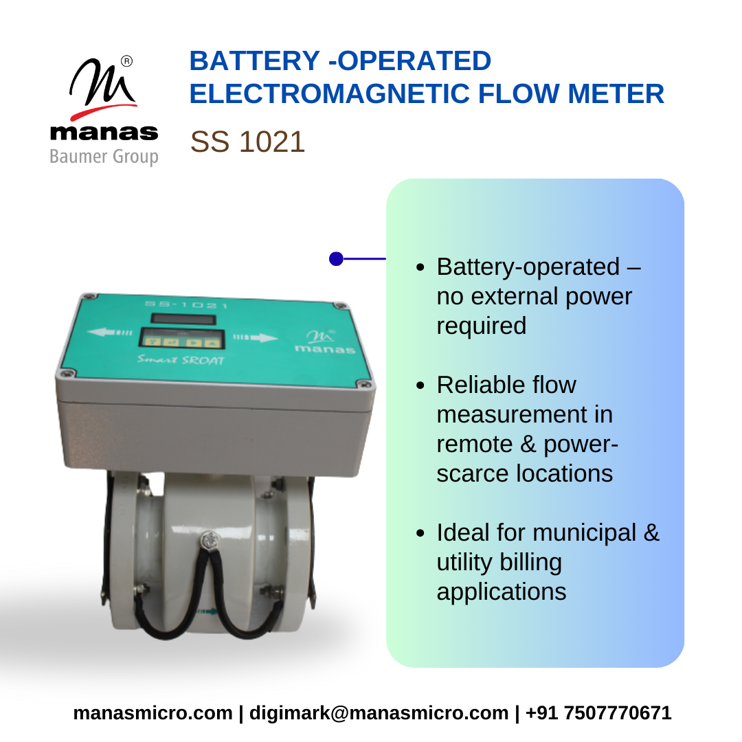 battery operated EMFM